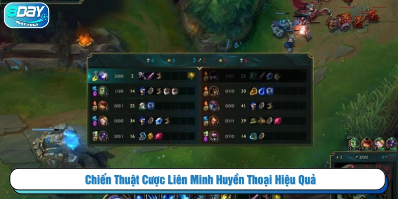 Áp dụng chiến thuật cược Liên Minh Huyền Thoại hiệu quả