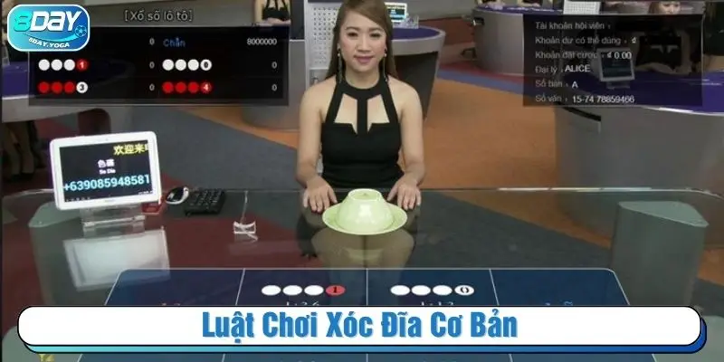 Luật chơi xóc đĩa cơ bản