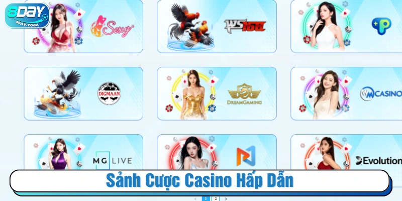 Sòng bạc casino hot với các dealer nóng bỏng, xinh đẹp 