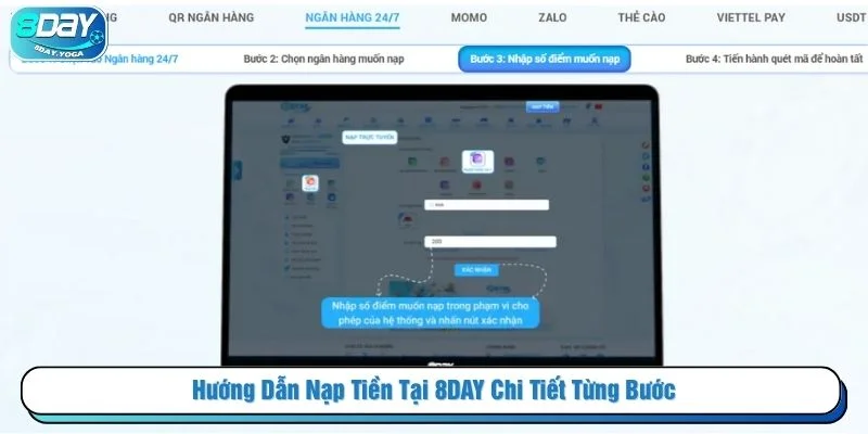 Tham khảo hướng dẫn chi tiết các bước nạp tiền