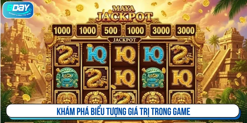 Biểu tượng đa dạng trong slot thành phố vàng Maya