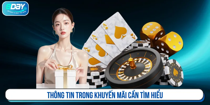 Chi tiết thông tin cần thiết của sự kiện khuyến mãi hoàn tiền