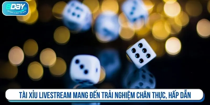Tài xỉu livestream mang đến trải nghiệm chân thực, hấp dẫn